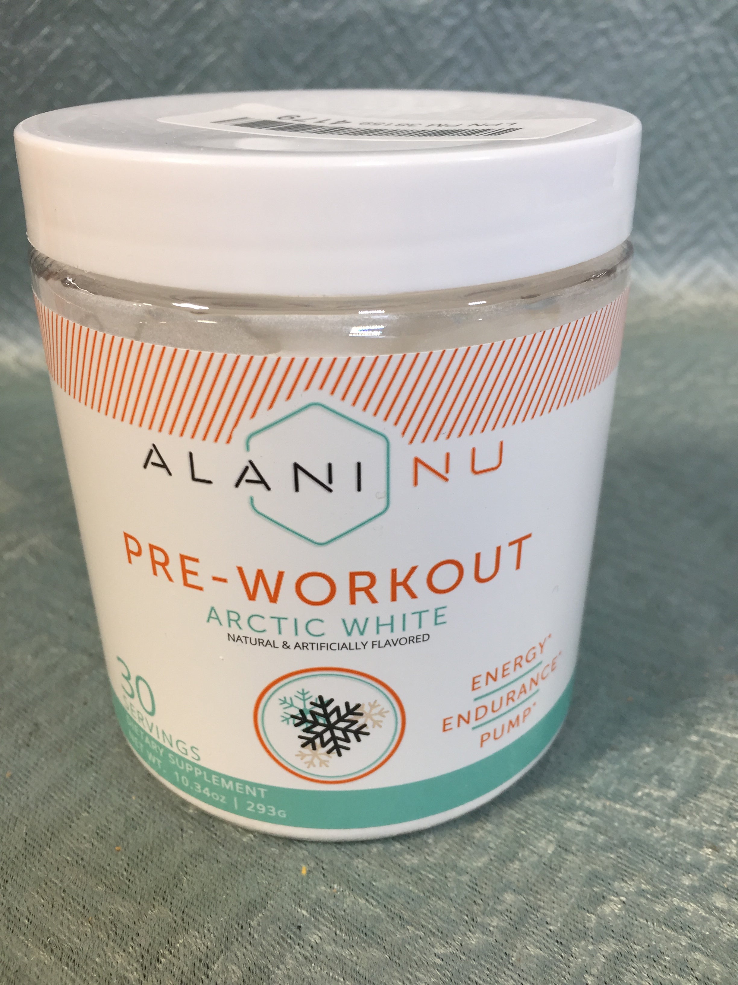 ALANI NU Pre-Workout - Arctic White - 30 Servings - Energy, Endurance, Pump (7544838717678)